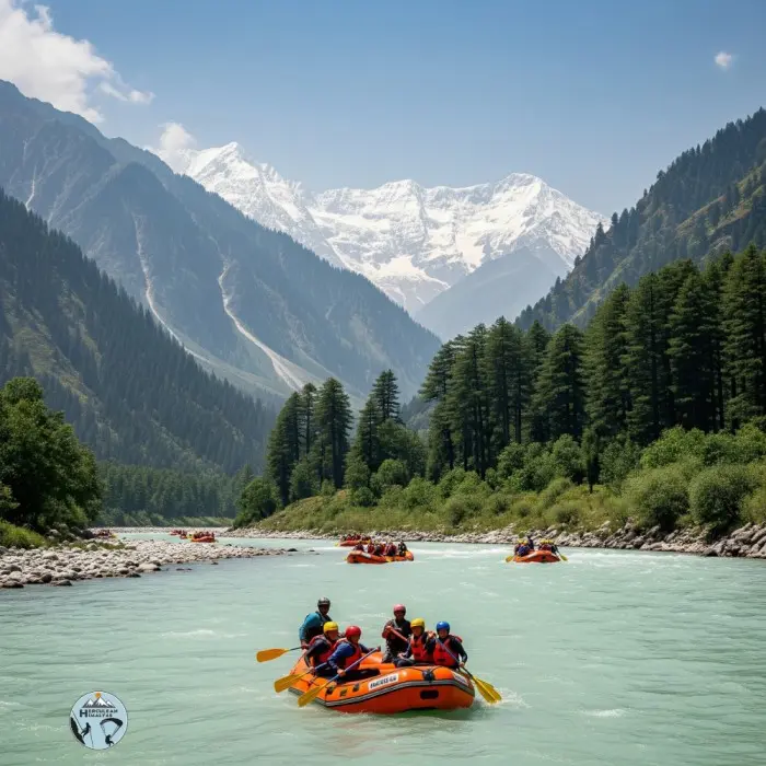 Exciting white water rafting experience in Beas River, Manali